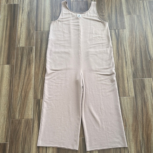 Madewell MWL Superbrushed Pull-On Jumpsuit in Telluride Stone, Medium - Picture 10 of 14